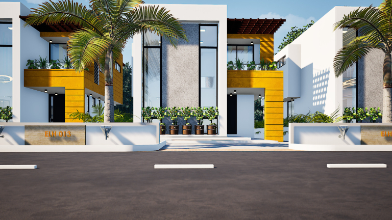 Ekowava Luxury Homes 3-Bedroom Home Front View